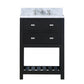 Water Creation MA24CW01ES-000000000 MADALYN 24"W x 34"H Espresso Single-Sink Vanity (Vanity Only)
