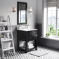Water Creation MA24CW01ES-000000000 MADALYN 24"W x 34"H Espresso Single-Sink Vanity (Vanity Only)