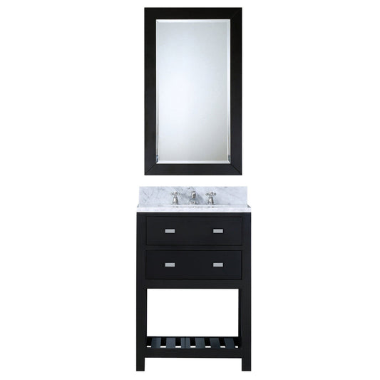 Water Creation MA24CW01ES-R21000000 MADALYN 24"W x 34"H Espresso Single-Sink Vanity + Mirror