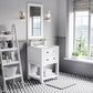 Water Creation MA24CW01PW-000000000 MADALYN 24"W x 34"H Pure White Single-Sink Vanity (Vanity Only)
