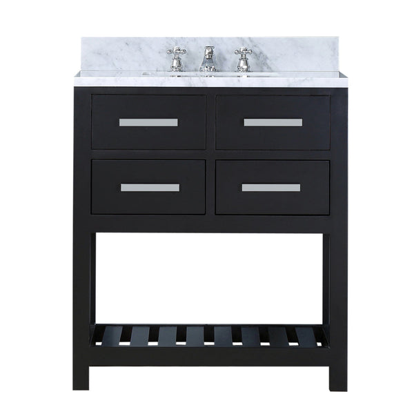 Water Creation MA30CW01ES-000000000 MADALYN 30W x 34H Espresso Single-Sink Vanity (Vanity Only)