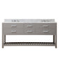 Water Creation MA72CW01CG-000000000 MADALYN 72"W x 34"H Cashmere Gray Double-Sink Vanity (Vanity Only)