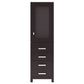 Water Creation MADISON-LC-E Madison Collection Linen Cabinet In Espresso