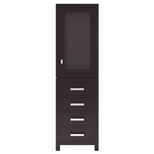 Water Creation MADISON-LC-E Madison Collection Linen Cabinet In Espresso