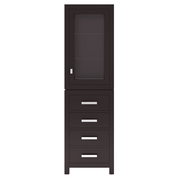 Water Creation MADISON-LC-E Madison Collection Linen Cabinet In Espresso