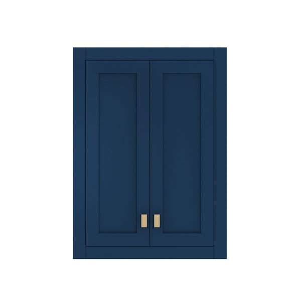 Water Creation MADISON-TT-MB Madison Collection Wall Cabinet In Monarch Blue