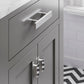 Water Creation MS24CW01CG-000BX0901 MADISON 24"W x 34"H Cashmere Gray Single-Sink Vanity + Faucets