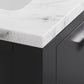 Water Creation MS24CW01ES-000000000 MADISON 24"W x 34"H Espresso Single-Sink Vanity (Vanity Only)