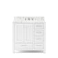 Water Creation MS36CW01PW-000000000 MADISON 36"W x 34"H Pure White Single-Sink Vanity (Vanity Only)