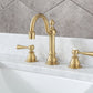 Water Creation MS36CW06MB-000TL1206 MADISON 36"W x 34"H Monarch Blue Single-Sink Vanity with Carrara White Marble Countertop + Faucets (F2-0012-06-TL)