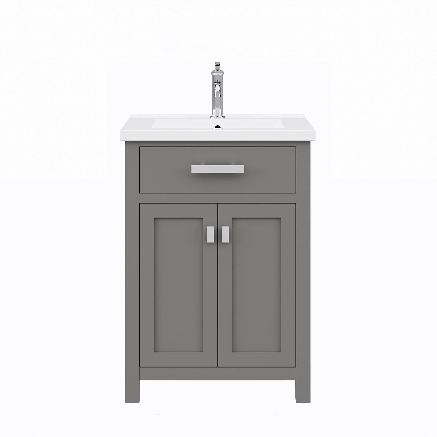 Water Creation MY24CR01CG-000000000 MYRA 24"W x 34"H Cashmere Gray Vanity