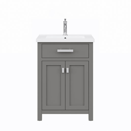 Water Creation MY24CR01CG-000000000 MYRA 24"W x 34"H Cashmere Gray Vanity