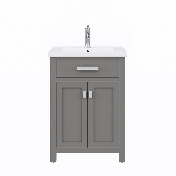 Water Creation MY24CR01CG-000000000 MYRA 24W x 34H Cashmere Gray Vanity