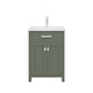 Water Creation MY24CR01GN-000000000 MYRA 24"W x 34"H Glacial Green Integrated Ceramic Sink Vanity