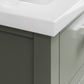 Water Creation MY24CR01GN-000000000 MYRA 24"W x 34"H Glacial Green Integrated Ceramic Sink Vanity