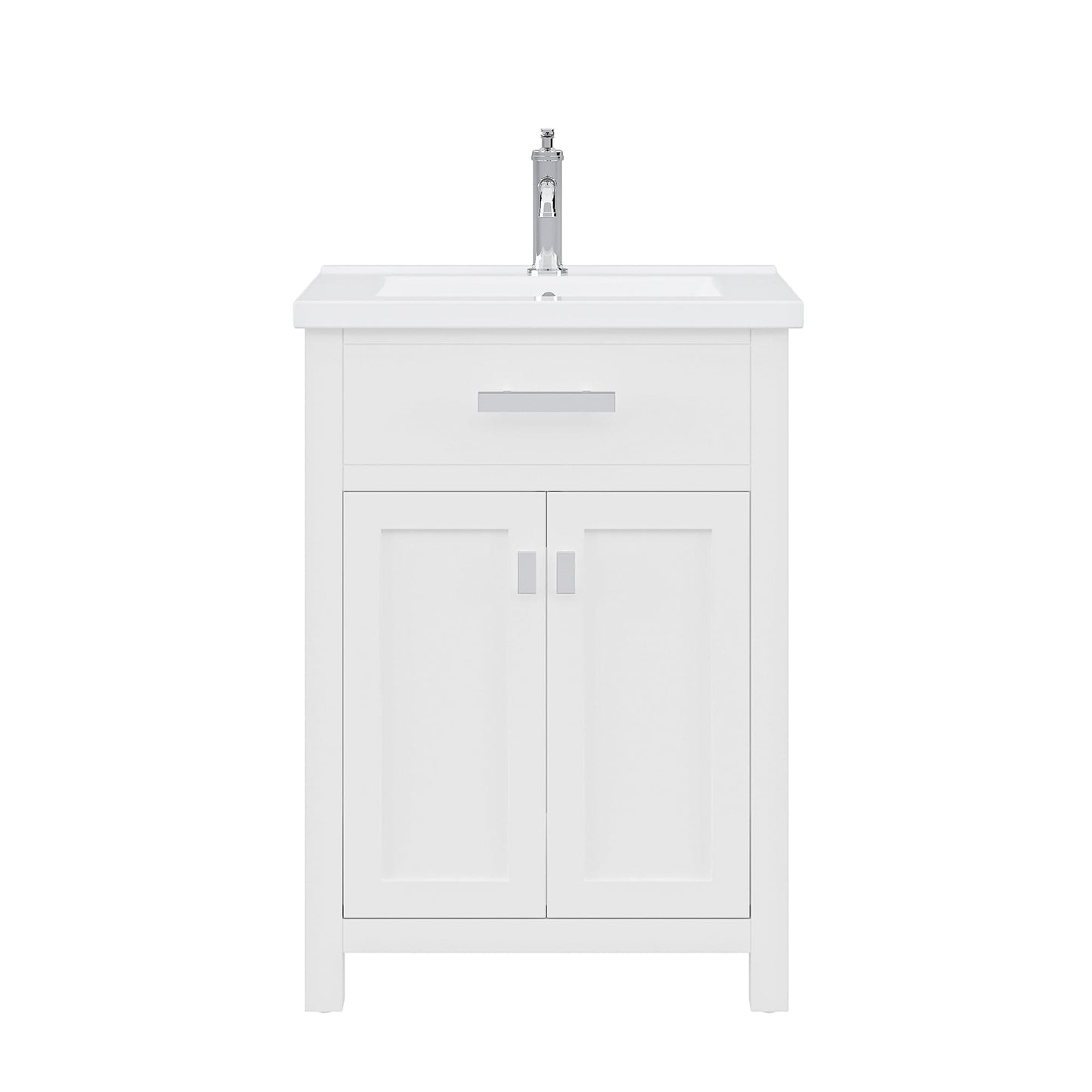 Water Creation MY24CR01PW-000000000 MYRA 24"W x 34"H Pure White Vanity