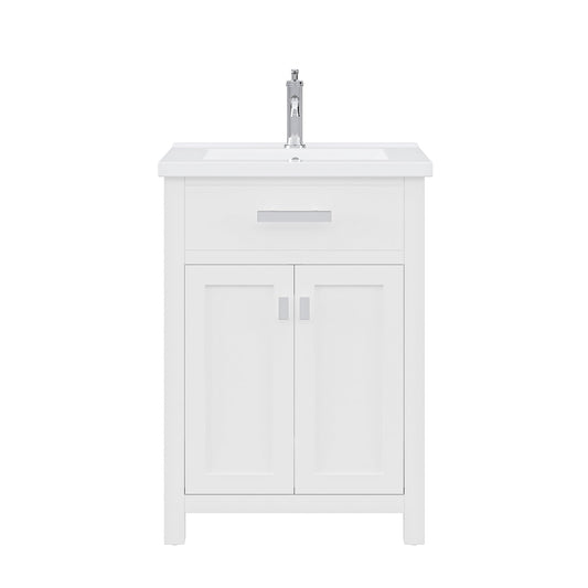 Water Creation MY24CR01PW-000000000 MYRA 24"W x 34"H Pure White Vanity