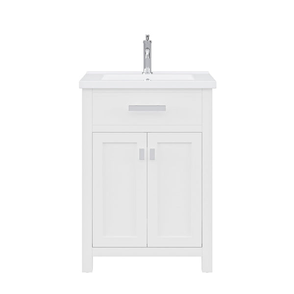 Water Creation MY24CR01PW-000000000 MYRA 24W x 34H Pure White Vanity