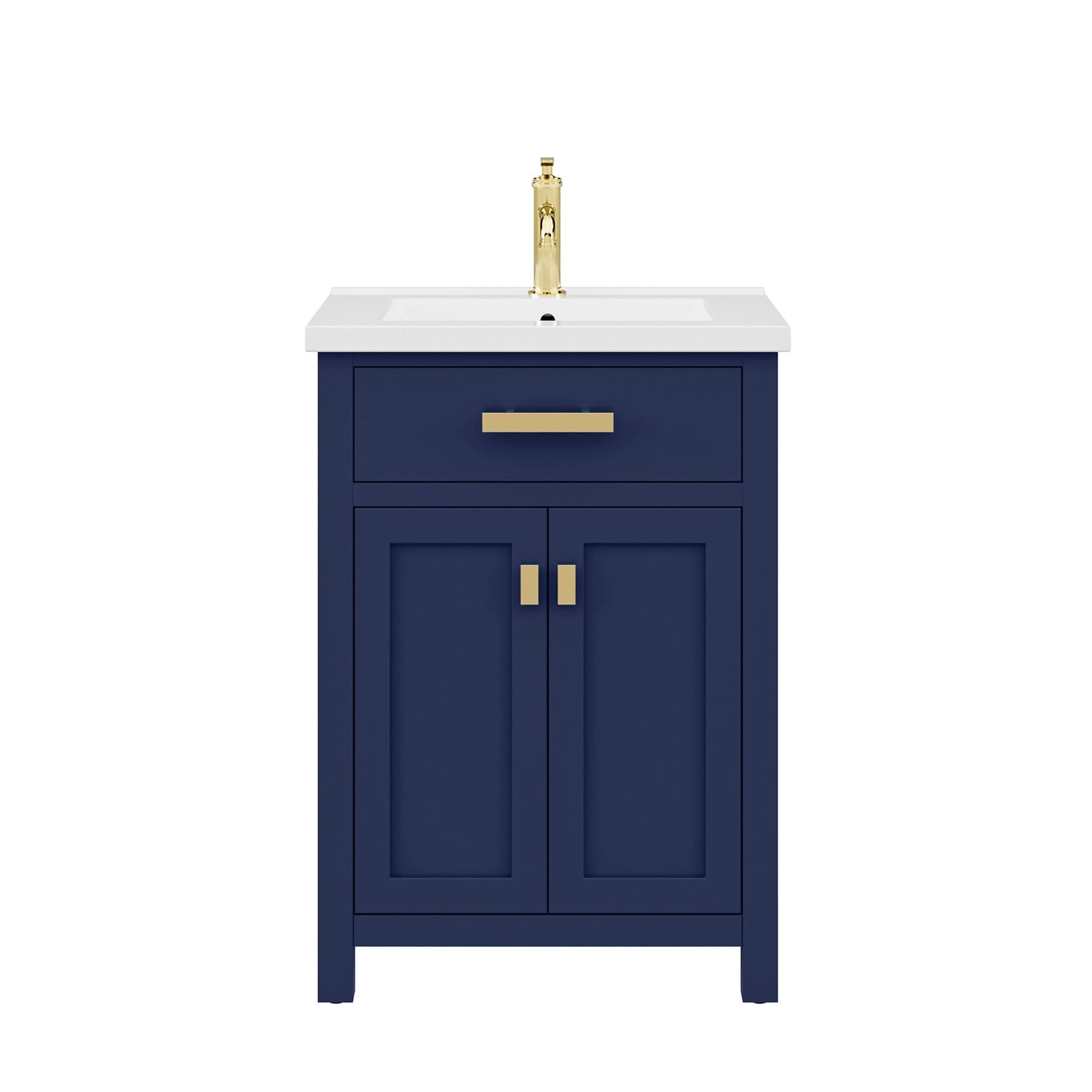 Water Creation MY24CR06MB-000000000 MYRA 24"W x 34"H Monarch Blue Vanity