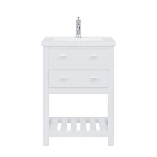 Water Creation VI24CR01PW-000000000 VIOLA 24"W x 34"H Pure White Vanity