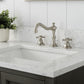 60 Inch Double Sink Bathroom Vanity in Gray with Marble Countertop & Backsplash - Vanity Art VA5060-DSG