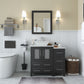 36 Inch Single Sink Bathroom Vanity in Espresso with Marble Countertop - Vanity Art VA3124-36E